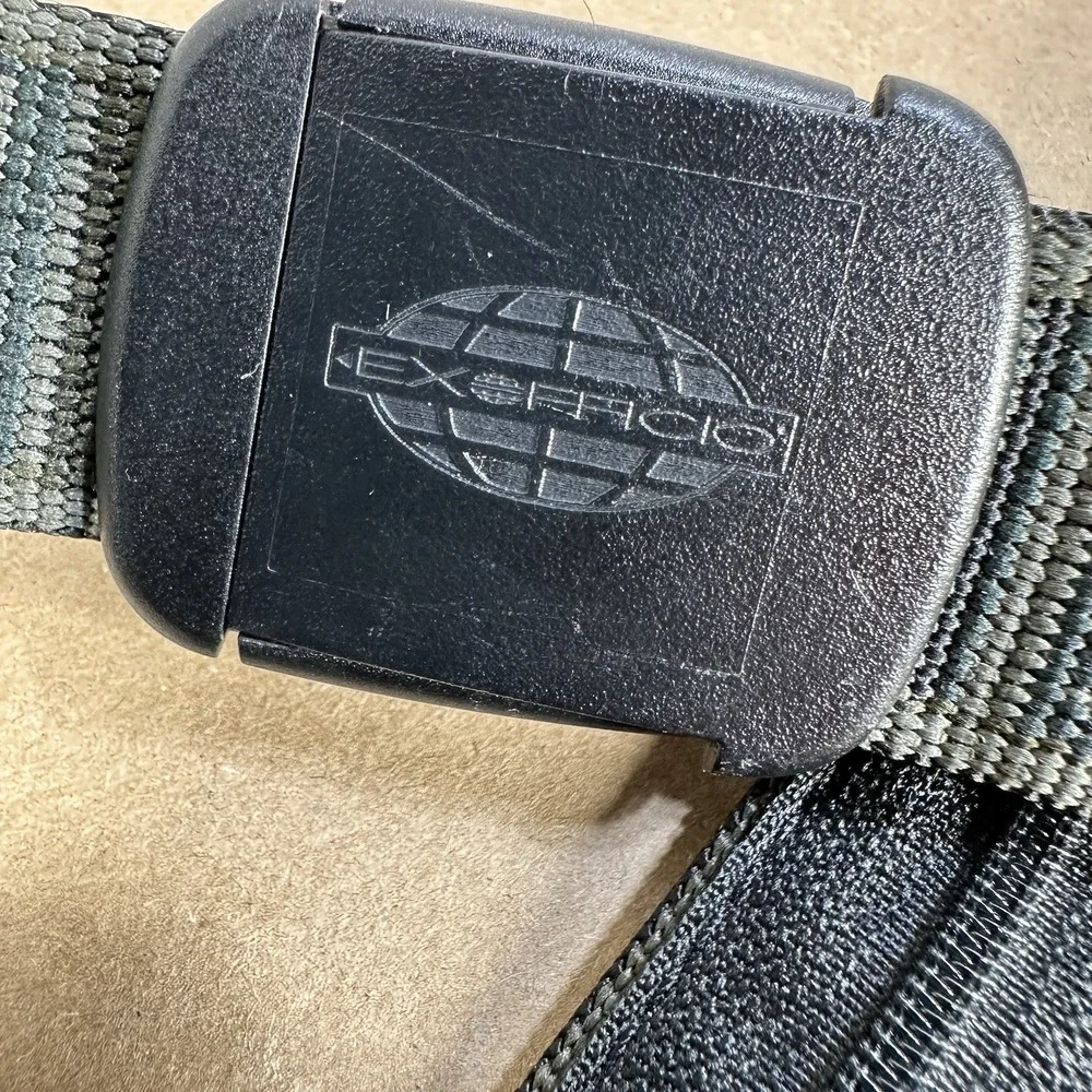 ExOfficio Men's Woven‎ Travel Belt with Hidden Zipper Pocket Men's Size L